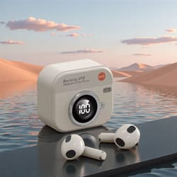 bluetooth wireless earbuds with led display