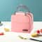 Solid Color Insulated Bento Lunch Bag For Work School Travel 2