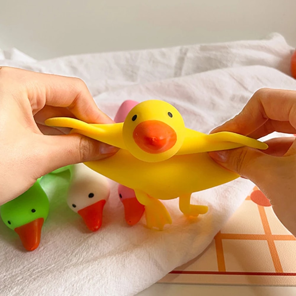 Cute Squishy Duck Toy For Stress Relief And Sensory Play 2