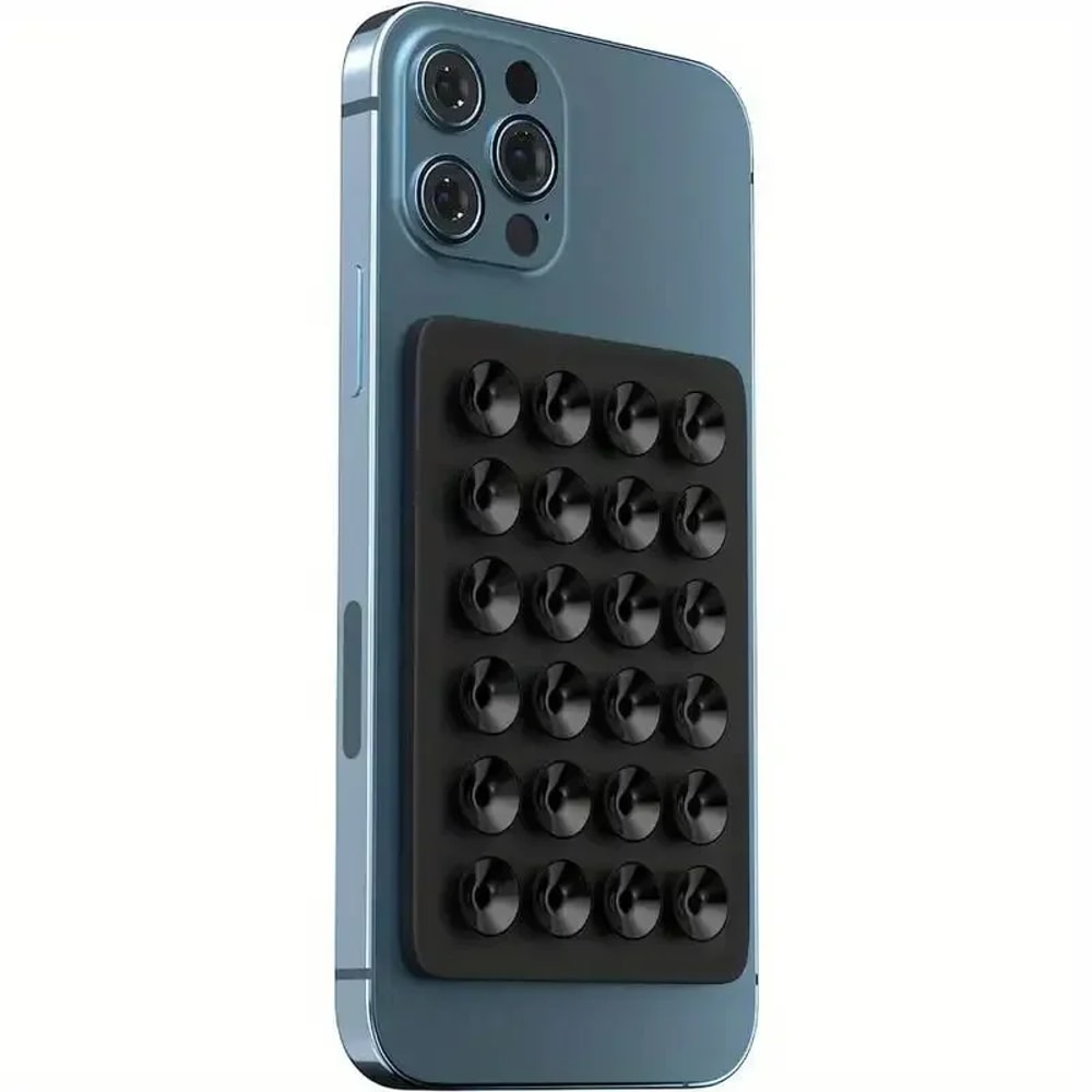 Multifunctional Silicone Suction Cup Phone Holder Mat Anti Slip Wall Mount Stand For Cars Homes 5