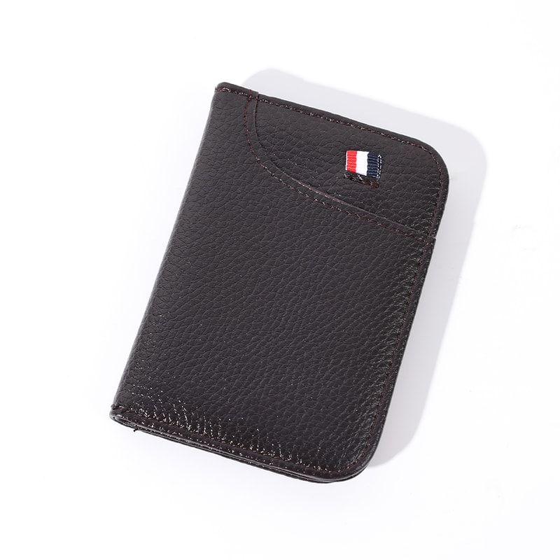 Slim PU Leather Credit Card Wallet For Men Compact Durable Stylish 3