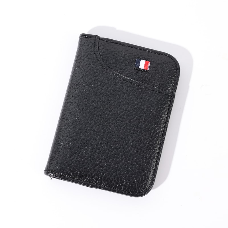 Slim PU Leather Credit Card Wallet For Men Compact Durable Stylish 4