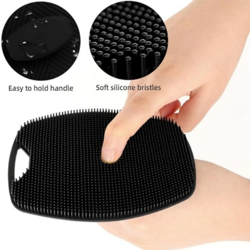 Soft Silicone Exfoliating Brush For Men Gentle Body Cleansing Shower Massage 4