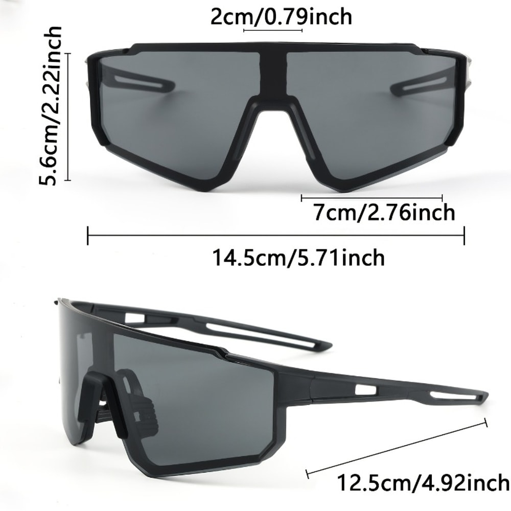 Mens Large Frame Fashion Glasses Lightweight Durable Casual Eyewear For Daily Use 6
