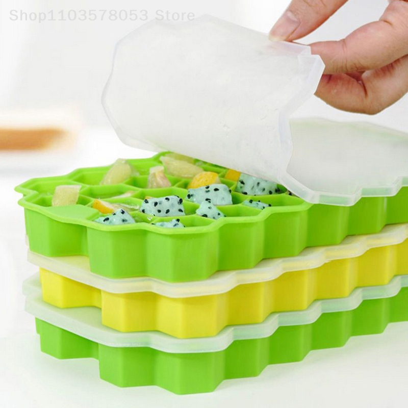 Grids Silicone Meatball Mold with Lid Honeycomb Rice & Fish Ball Maker