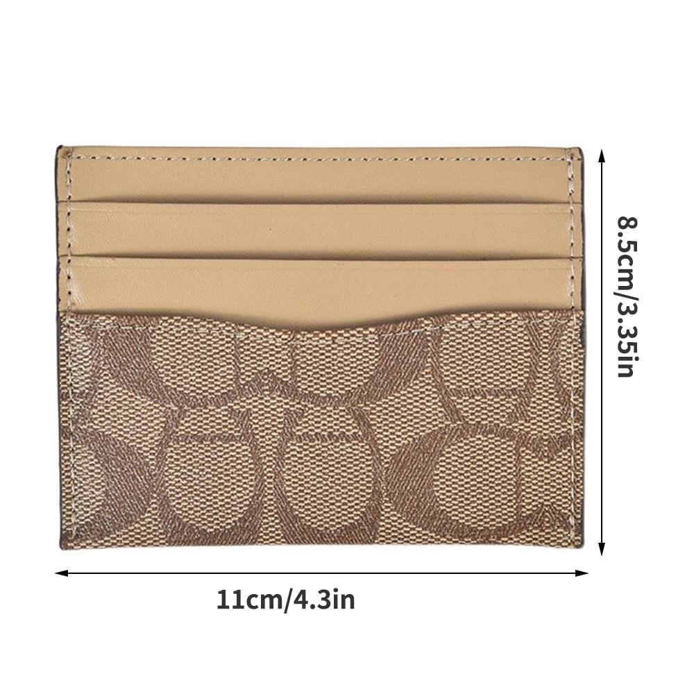 Slim PU Leather Womens Wallet Multi Card Holder Mini Short Purse