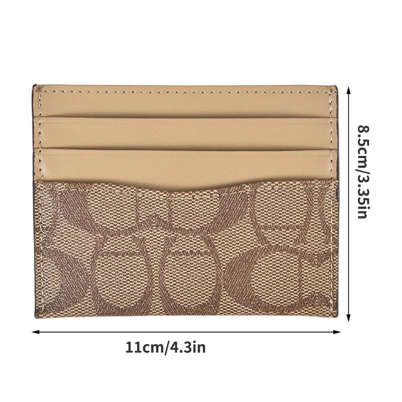 Slim PU Leather Womens Wallet Multi Card Holder Mini Short Purse