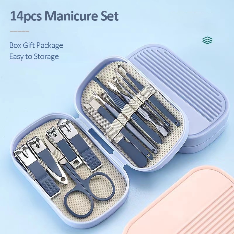 Manicure Set Stainless Steel Nail Clippers And Pedicure Grooming Kit 1