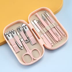 manicure set stainless steel nail clippers and pedicure grooming kit