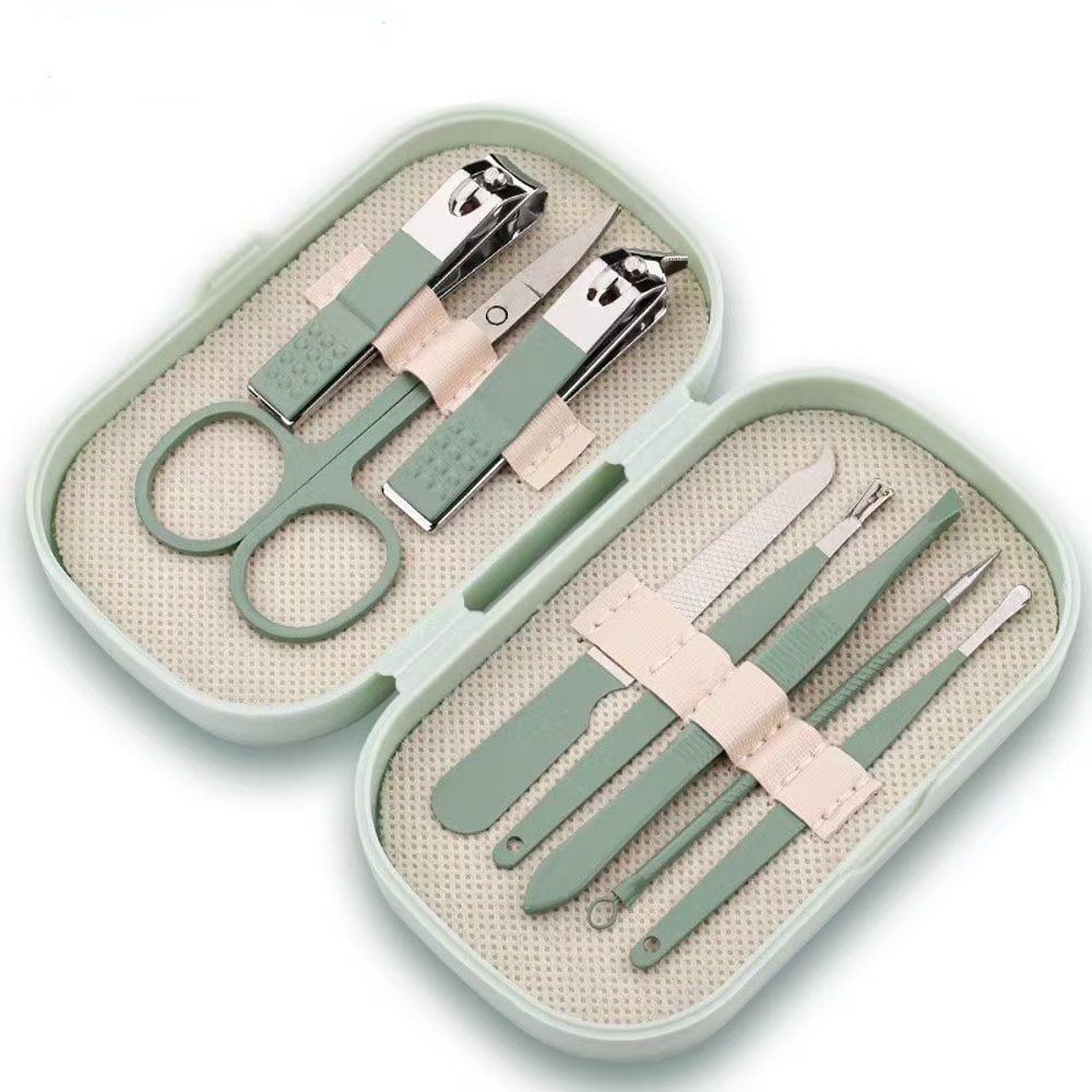 Manicure Set Stainless Steel Nail Clippers And Pedicure Grooming Kit 5