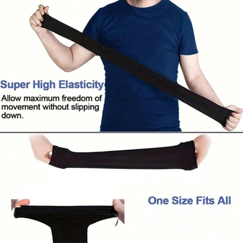 Cooling Ice Silk Sun Protection Arm Sleeves UV Protection Sleeves For Outdoor Driving Cycling Fish 3