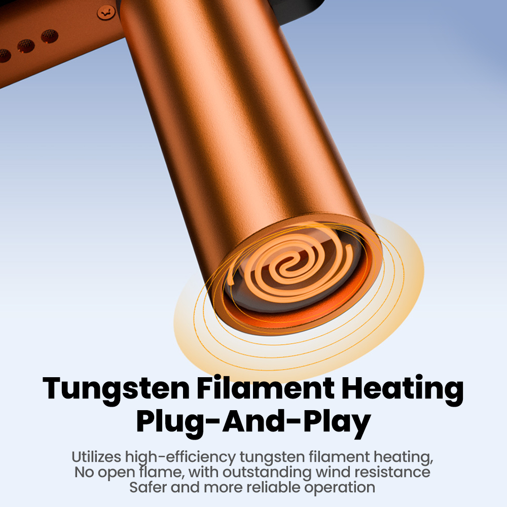 USB C Mini Flameless Cigarette Lighter With Blow To Ignite Safety Shut Off 1