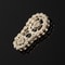 Silent Stainless Steel Bike Chain Fidget Spinner for Stress Relief and Focus