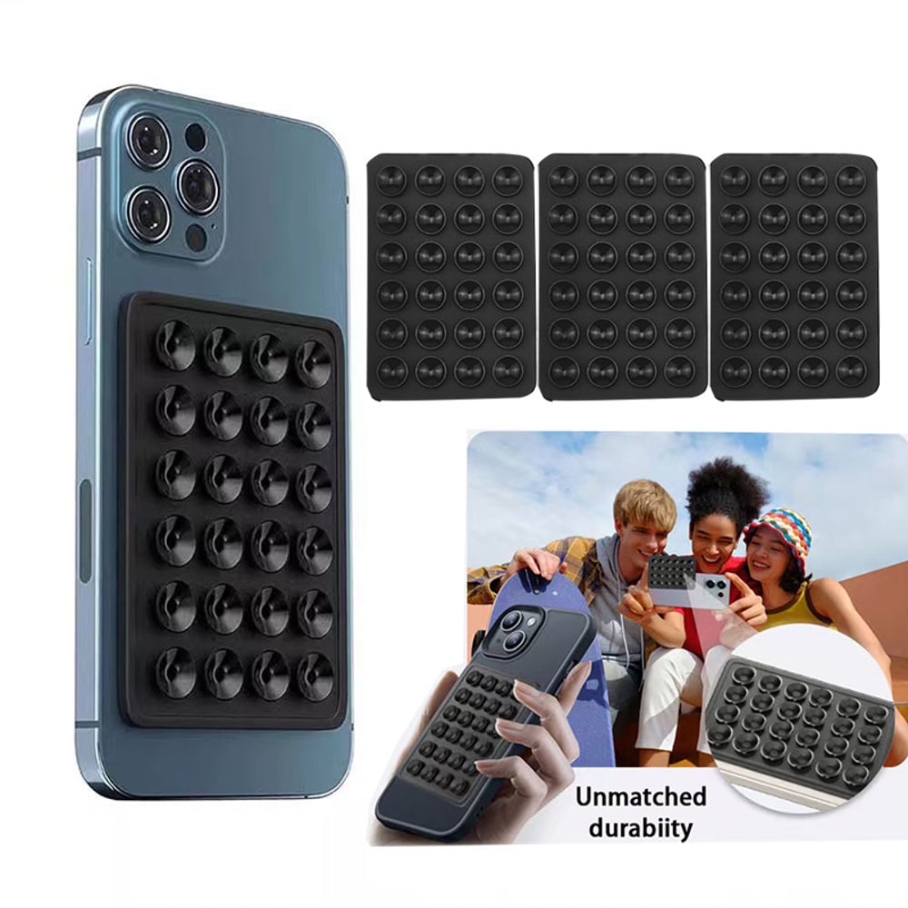 Silicone Phone Suction Holder Anti Slip Grip Hands Free Mount For Any Surface 1
