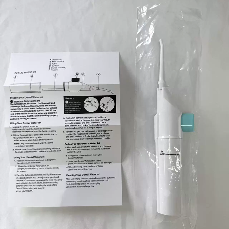 Portable Water Flosser Manual Oral Irrigator Water Toothpick 3
