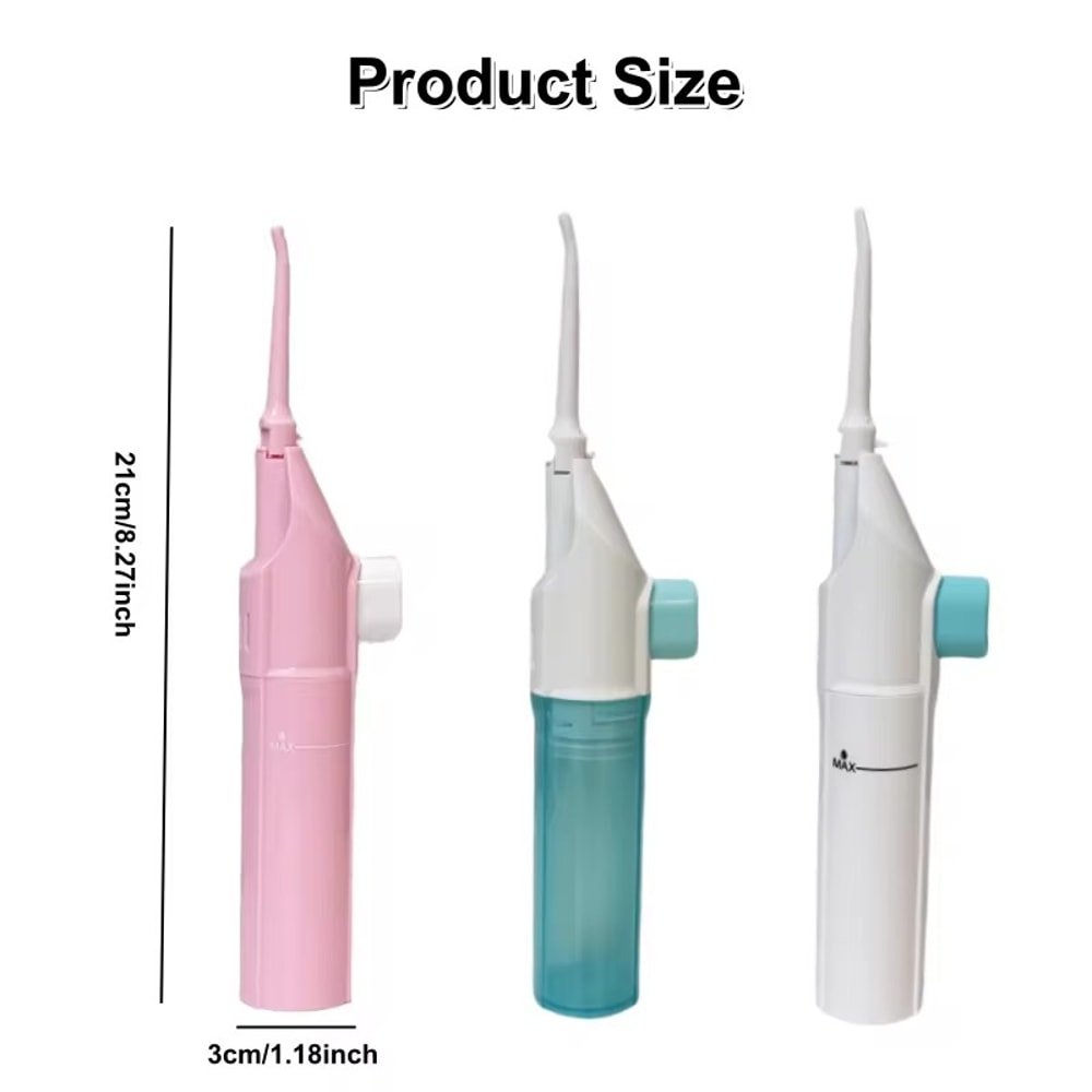 Portable Water Flosser Manual Oral Irrigator Water Toothpick 4