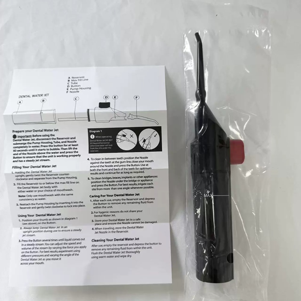 Portable Water Flosser Manual Oral Irrigator Water Toothpick 6