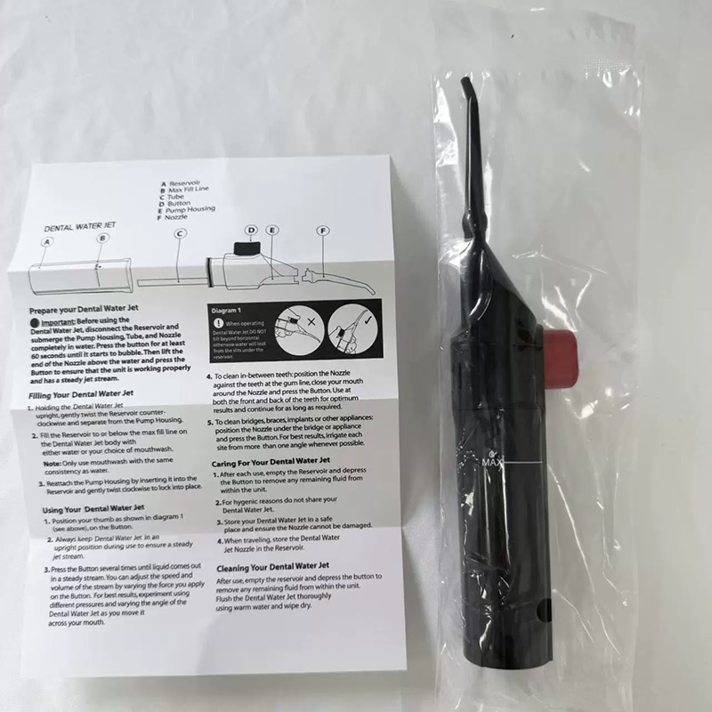 Portable Water Flosser Manual Oral Irrigator Water Toothpick 6