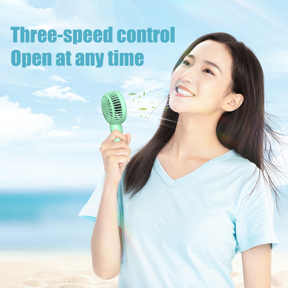 Mini Portable Handheld Fan USB Rechargeable Quiet Travel Fan 1