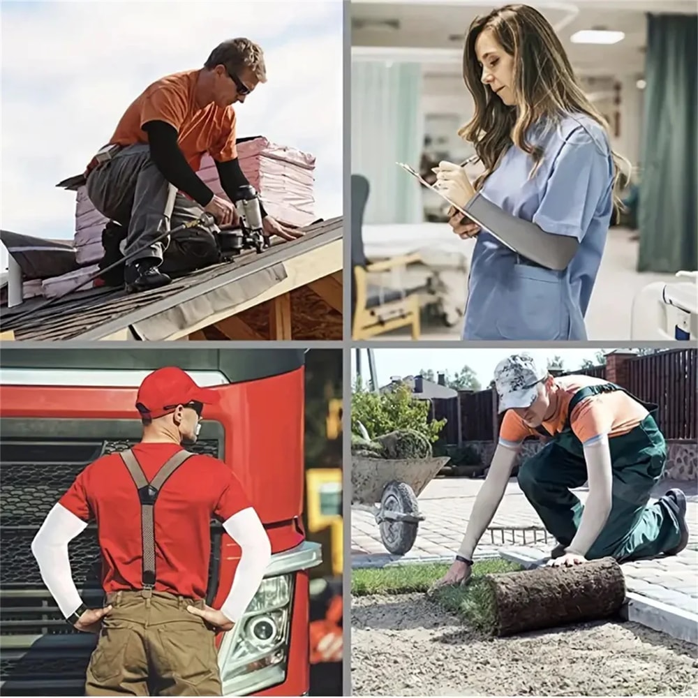 Cooling Arm Sleeves With UV Protection For Sports And Driving 2