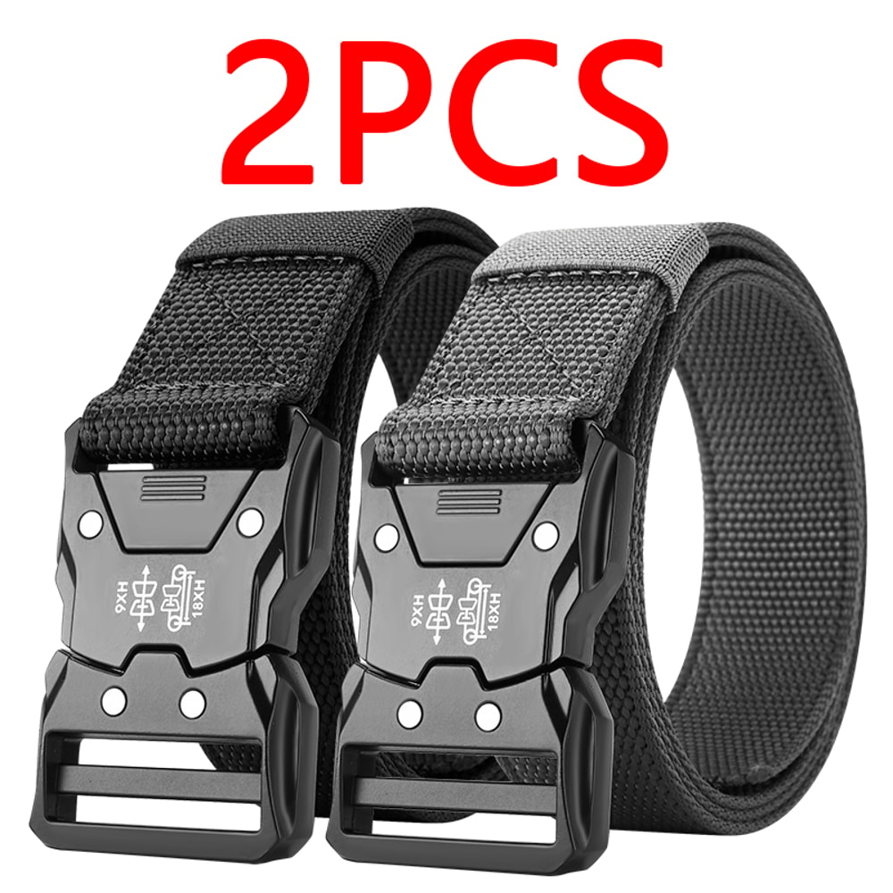 Tactical Waist Belt With Automatic Buckle For Outdoor Adventure 0