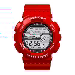 mens waterproof led digital sports watch large face military style