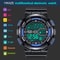 Mens Waterproof LED Digital Sports Watch Large Face Military Style 2