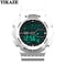 Mens Waterproof LED Digital Sports Watch Large Face Military Style 9