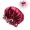 Reversible Double Layer Satin Bonnet For Sleeping For Curly Hair Braids 2