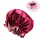 Reversible Double Layer Satin Bonnet For Sleeping For Curly Hair Braids 2