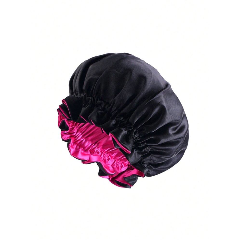 Reversible Double Layer Satin Bonnet For Sleeping For Curly Hair Braids 3
