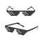 Pixelated Mosaic Sunglasses Retro Party Shades For Men And Women 0
