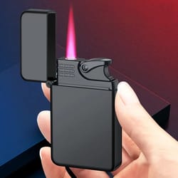 dragon embossed windproof metal cigar lighter
