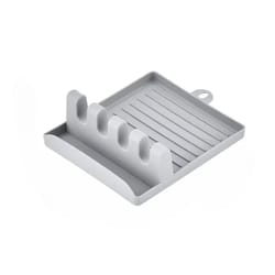 mess free kitchen utensil holder and pot lid rest