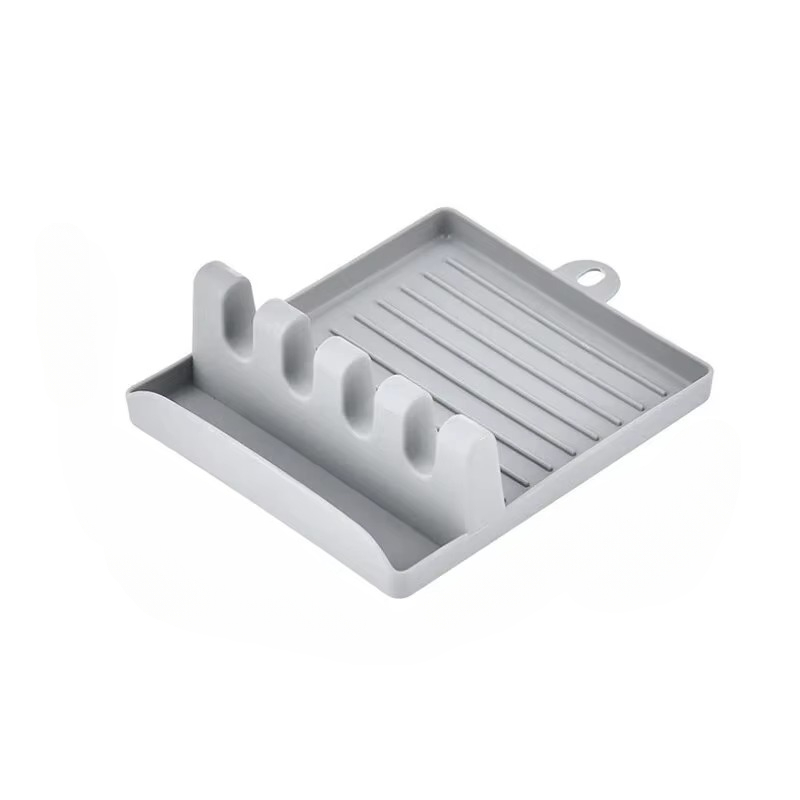 Mess Free Kitchen Utensil Holder And Pot Lid Rest 0