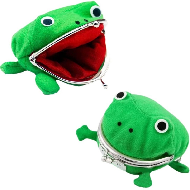 Anime Plush Frog Coin Purse Cute Ninja Wallet For Cosplay Gifts 1