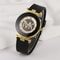 Womens Rhinestone Quartz Watch With Silicone Strap 2