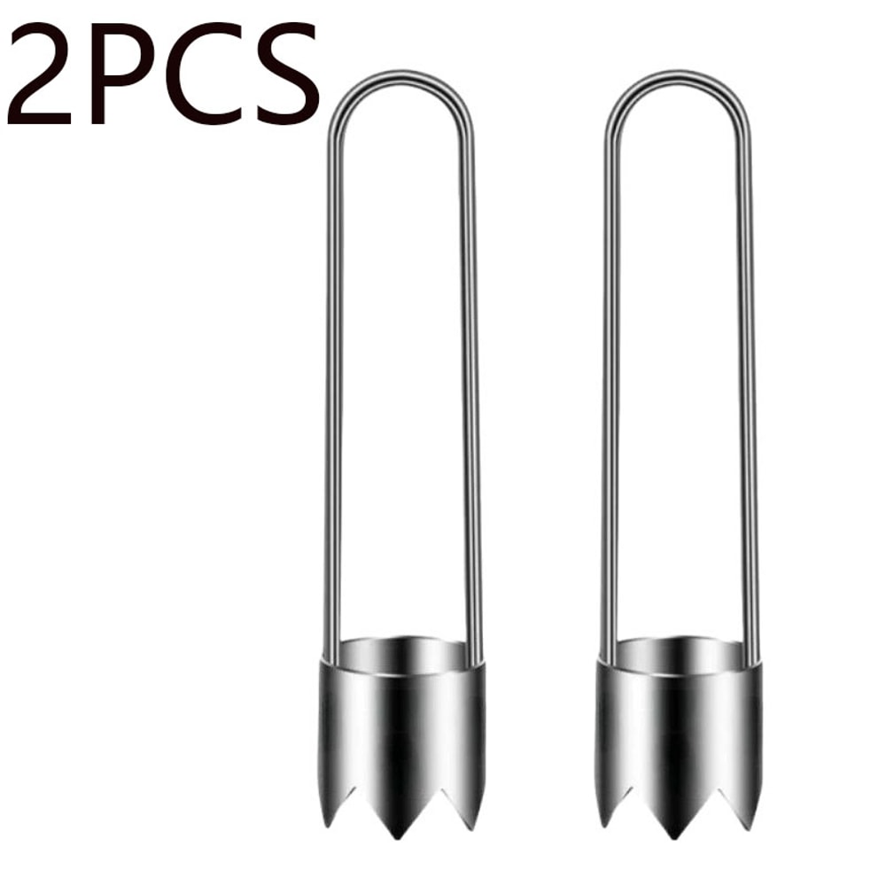 Stainless Steel Fruit Corer and Pepper Seed Remover Tool