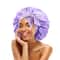 Adjustable Satin Sleep Bonnet With Tie Band For Frizz Control 4
