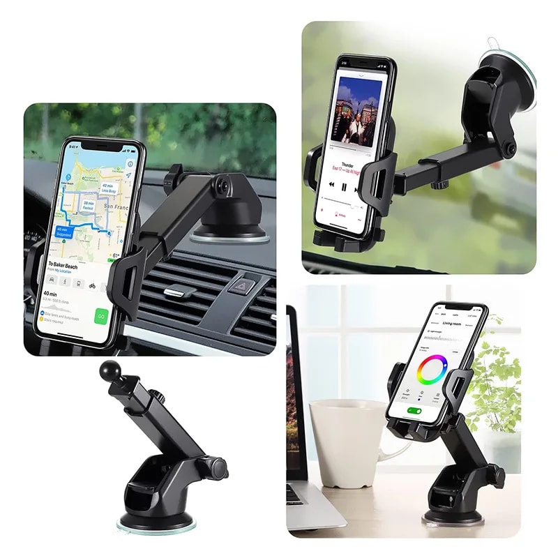 Windshield Car Phone Holder Universal Smartphone Mount 2