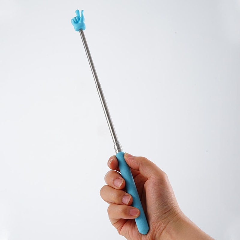 Retractable Teacher Pointer Finger Stick for Classroom Teaching