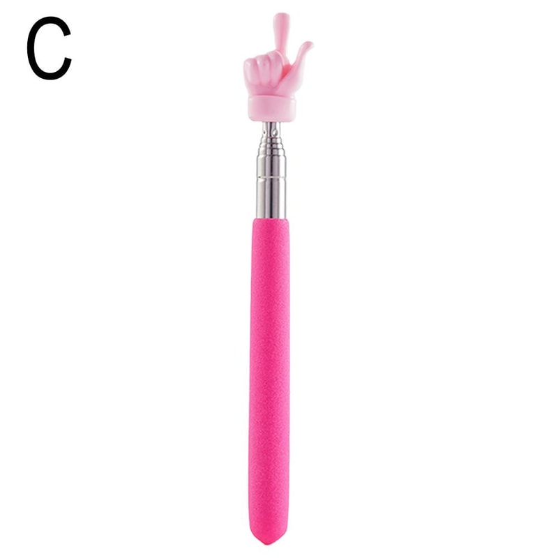 Retractable Teacher Pointer Finger Stick for Classroom Teaching