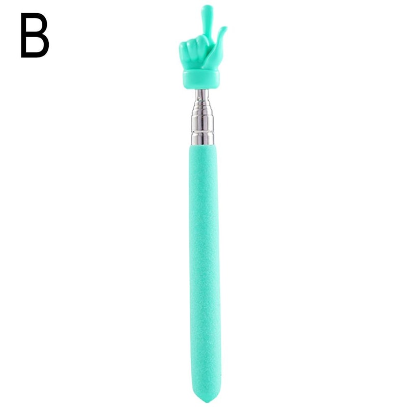 Retractable Teacher Pointer Finger Stick for Classroom Teaching