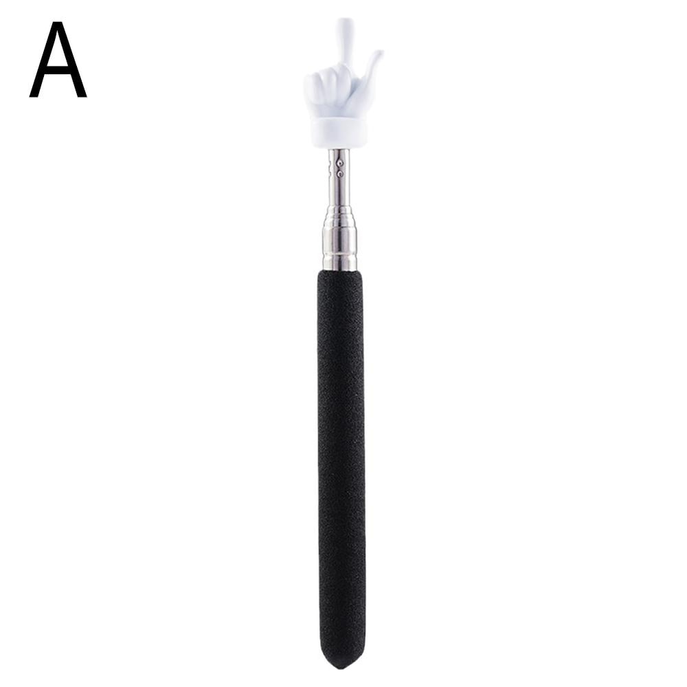 Retractable Teacher Pointer Finger Stick for Classroom Teaching