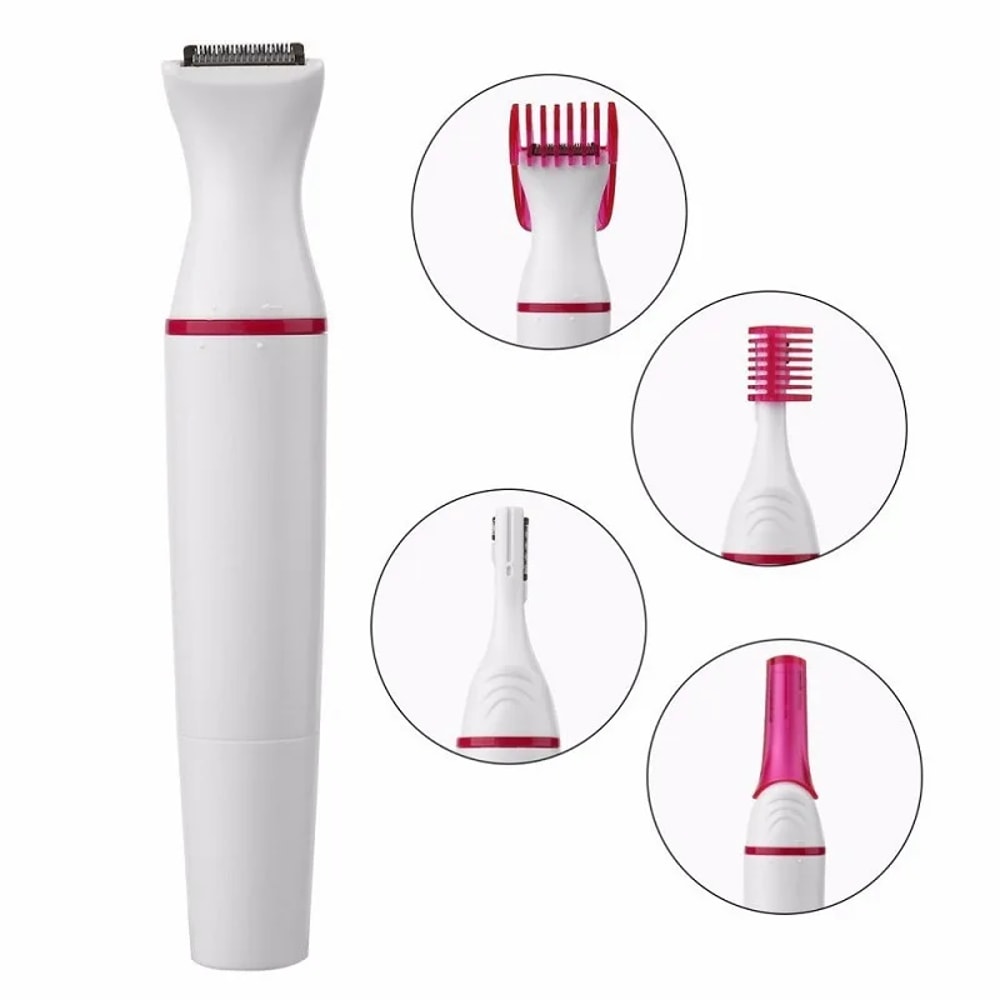 GlowSmooth Womens Electric Shaver Facial Hair Remover And Eyebrow Trimmer 3