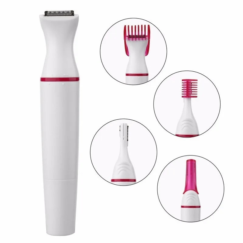 GlowSmooth Womens Electric Shaver Facial Hair Remover And Eyebrow Trimmer 3