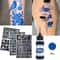 Long Lasting Temporary Tattoo Ink Kit With Freehand Gel And Stencils 1