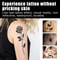 Long Lasting Temporary Tattoo Ink Kit With Freehand Gel And Stencils 2
