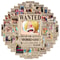 One Piece Wanted Poster Stickers Waterproof Anime Decals For Laptops And Gifts 2