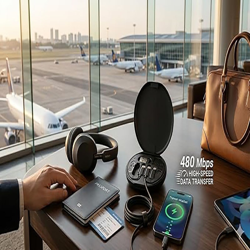 Fast Charging USB C Cable Kit with Travel Storage Box